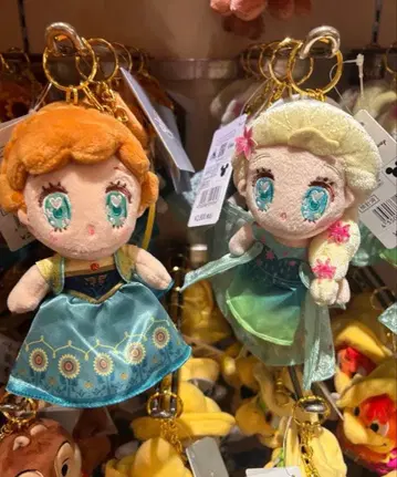 안나 엘사 봉제 인형 TINY FROZEN FROZEN FEVER 세트