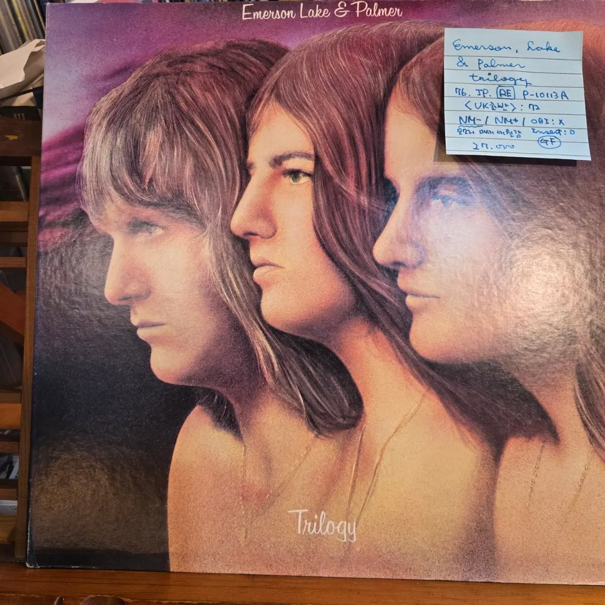 Emerson,Lake & Palmer.trilogy.76.JP.RE.NM-/NM+.민트급LP