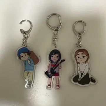 SHISHAMO 가챠 아크릴 키링 3종 세트