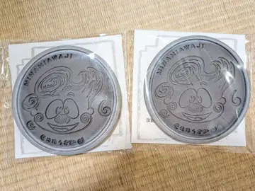 아와지 우즈스케 캔뱃지 2개 세트