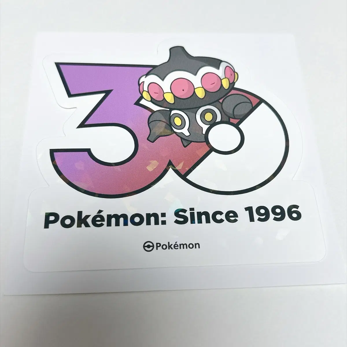 포켓몬스터 포켓몬 30주년 점토도리 로고 스티커