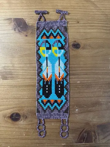 아메리카 원주민 인디언 비즈 팔찌