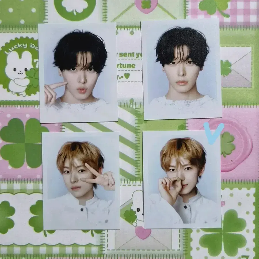 엔시티 위시 리쿠 유우시 쿠우쿠우즈 오드투러브 오투럽 팝업 큐피트 아이디 포토 증명사진 증사 세트 양도 판매
