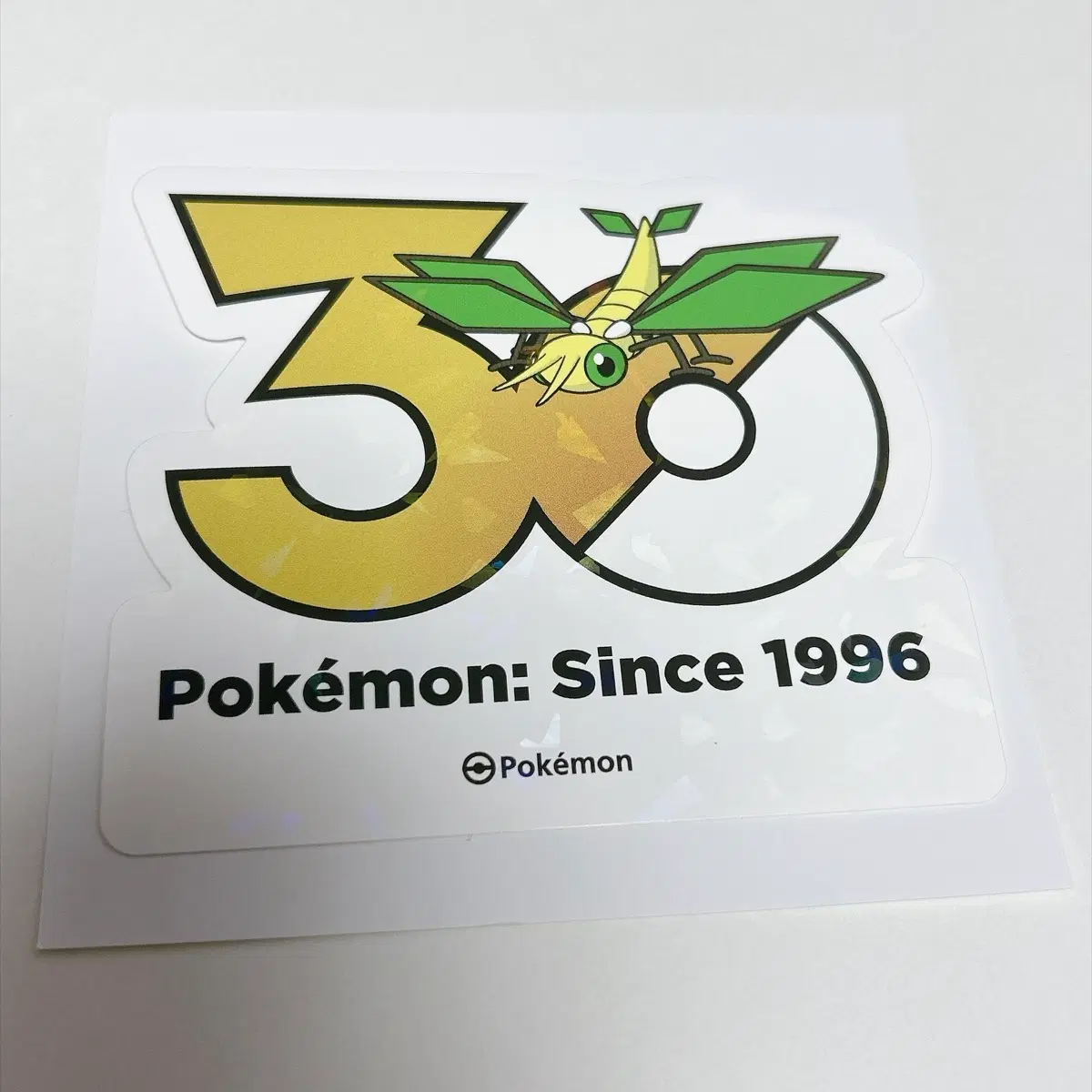 포켓몬스터 포켓몬 30주년 비브라바 로고 스티커