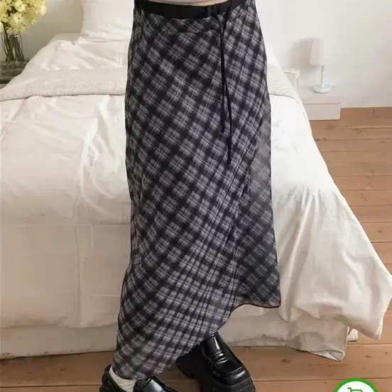 레이스 쉬폰 스커트 66