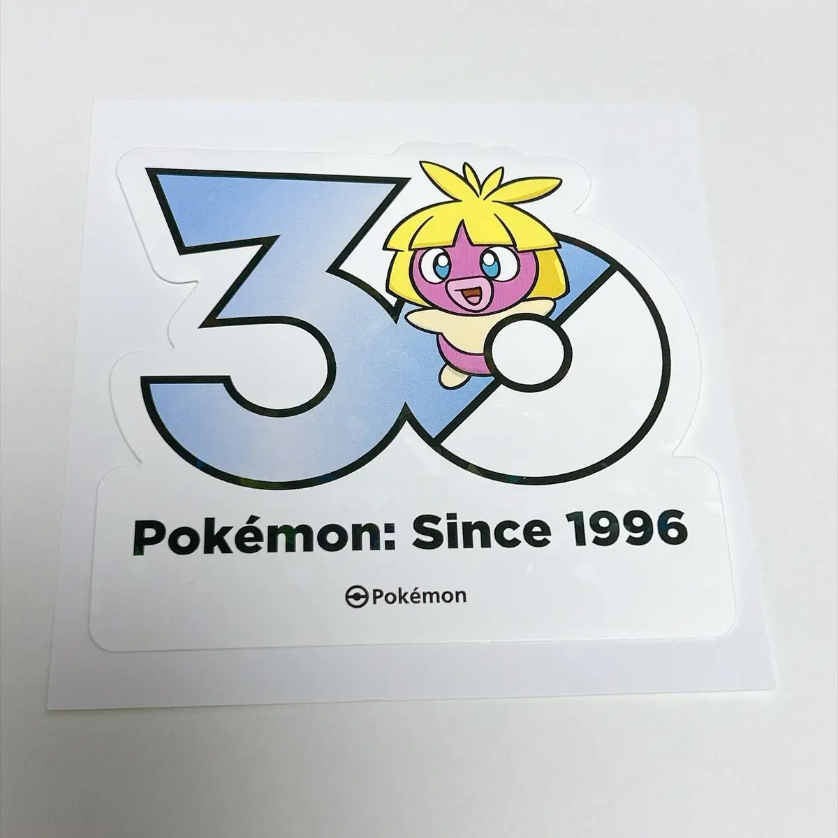 포켓몬스터 포켓몬 30주년 뽀뽀라 로고 스티커