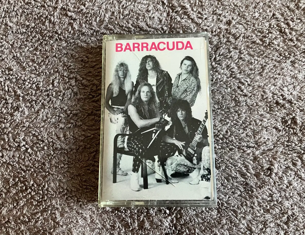 80년대 미국의 글램메탈 하드락 밴드 바라쿠다 Barracuda 1집 수입반 카세트테이프