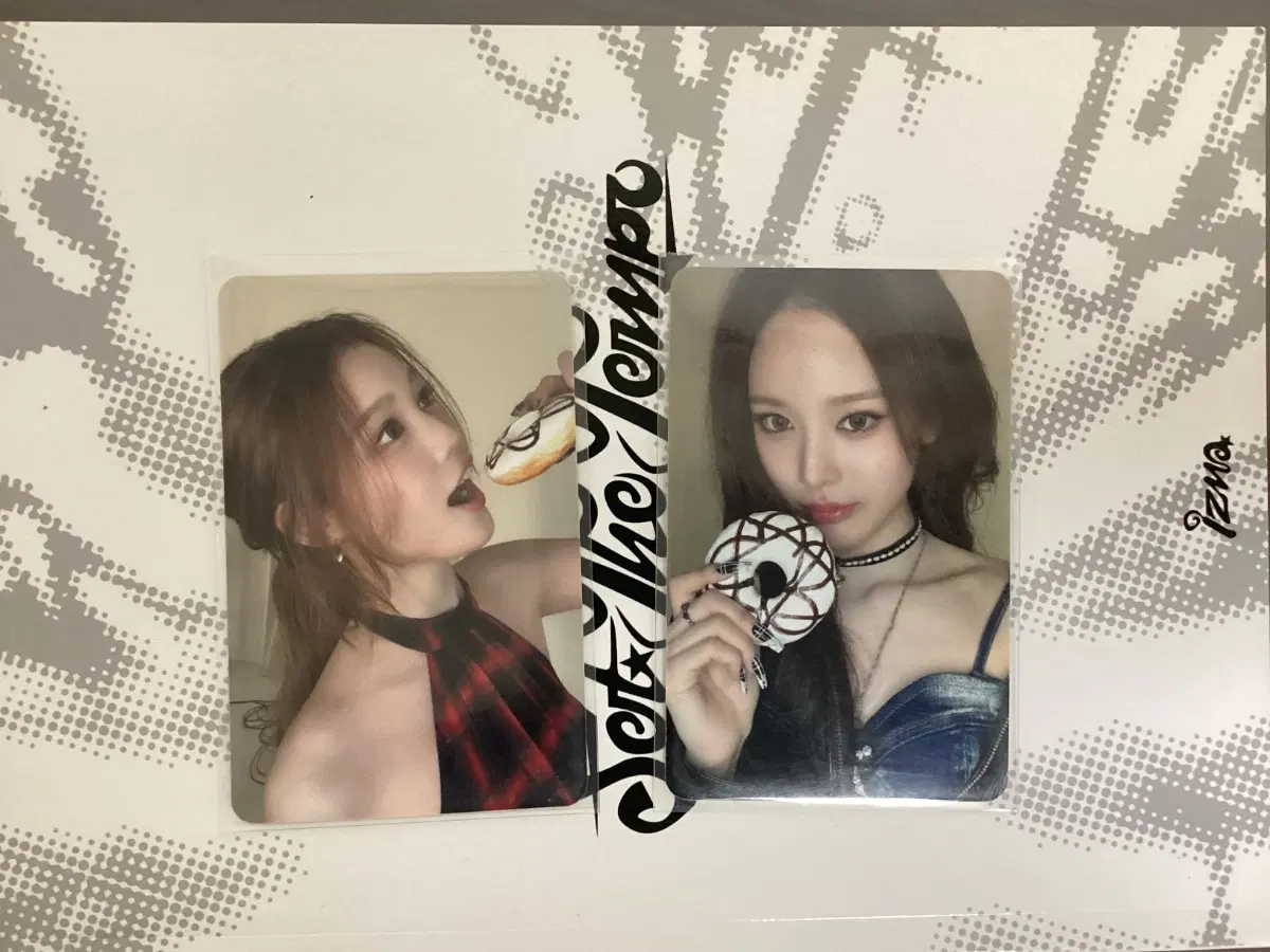 이즈나 방지민 정세비 포토카드 애플뮤직 셋더템포 특전