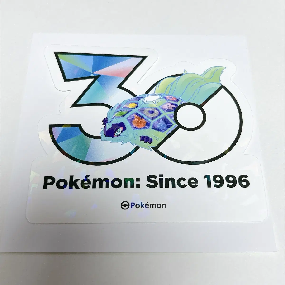 포켓몬스터 포켓몬 30주년 테라파고스 테라스탈폼 로고 스티커