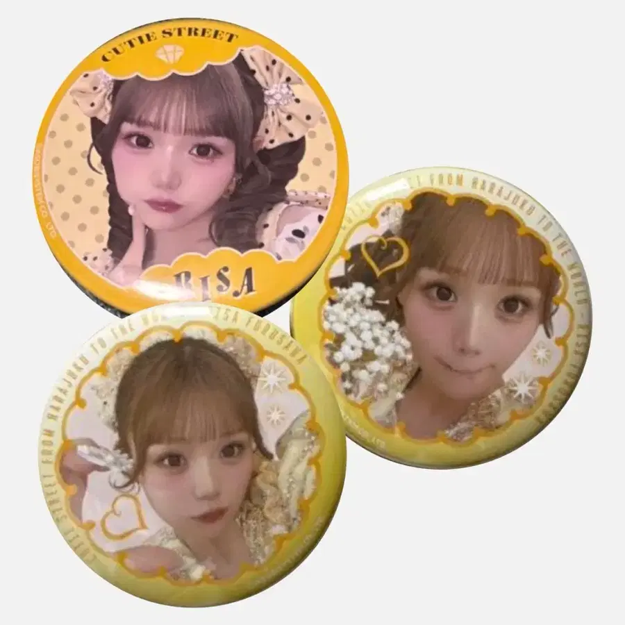 큐티스트리트 큐스토 후루사와 리사 후리 캔뱃지 양도