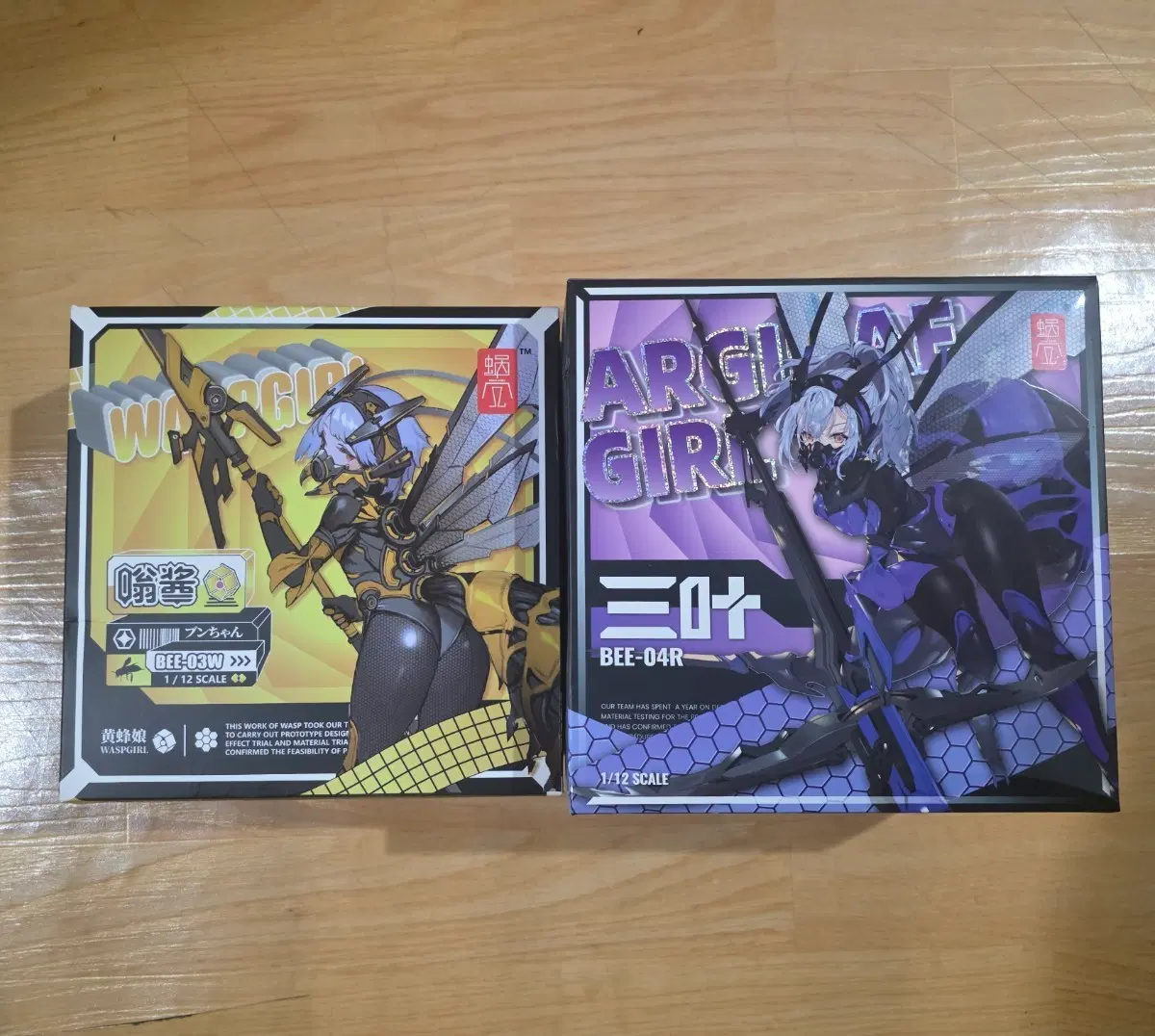 스네일 쉘 BEE-03W / BEE-04R 1/12 스케일 피규어