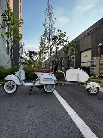 베스파 px125 + 트레일러