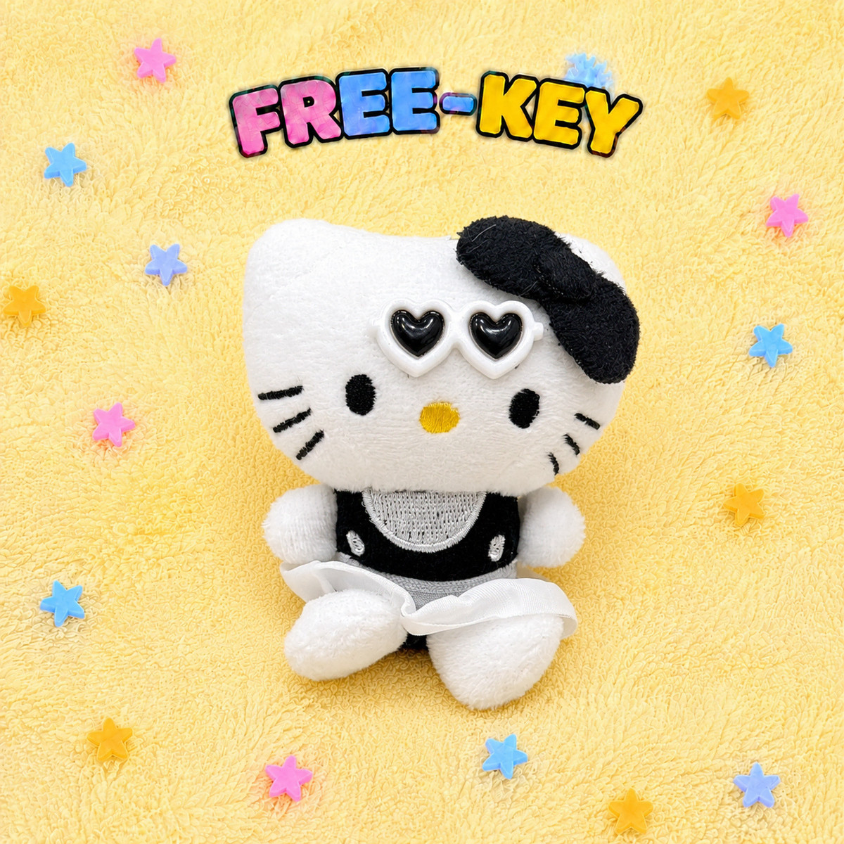 [새상품] 키티 선글라스 인형 키링