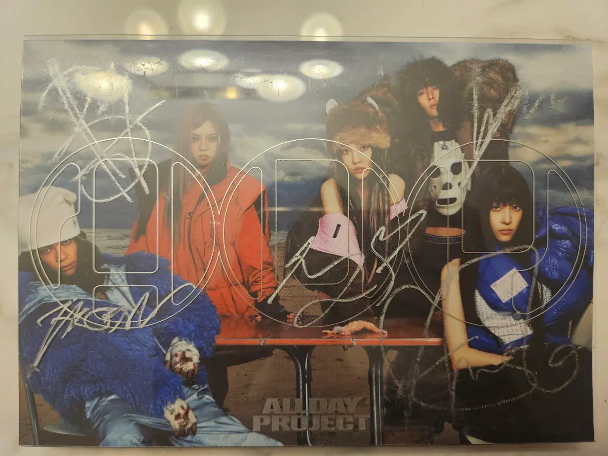 올데이프로젝트 친필 싸인 CD