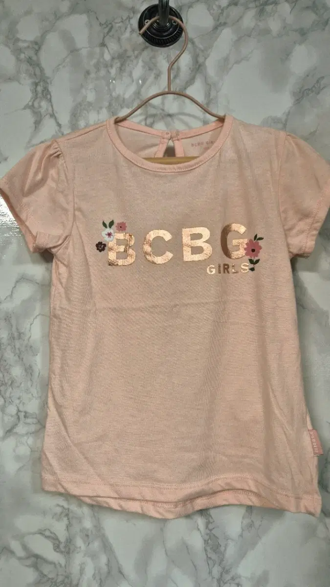 BCBG 걸즈 핑크 반팔 티셔츠레깅스셋트 5y