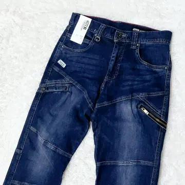 새상품 BlueB 블루비 스트레치 데님 워크 팬츠 ZB310 S 다크 네이비