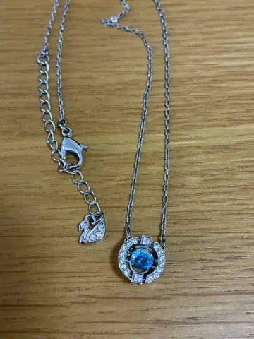 Swarovski 스와로브스키 목걸이 블루 크리스탈 Una