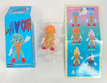 켄 엘리펀트 FLAVORS 피규어 컬렉션 Vol.2 Orange Ice Cream