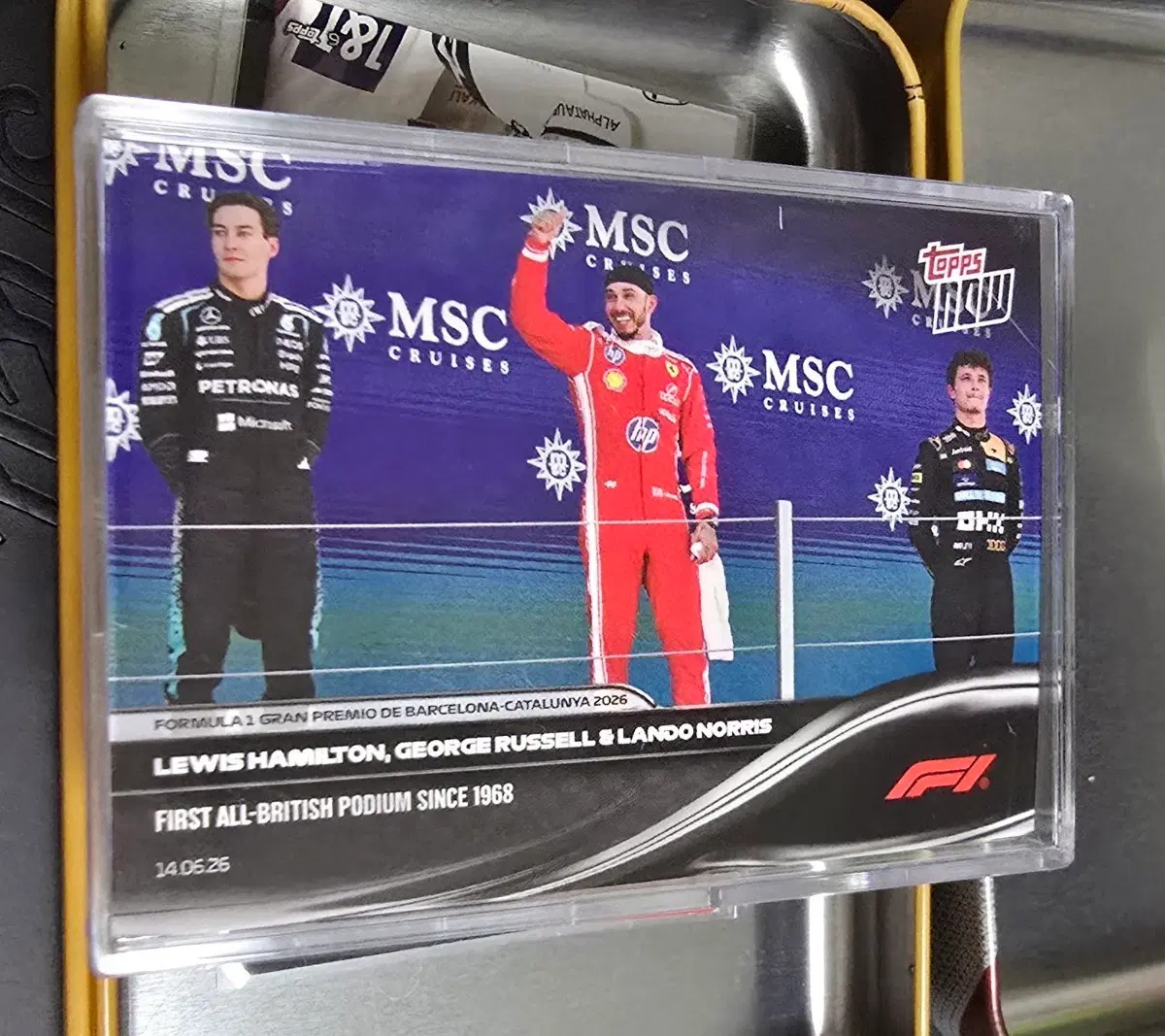 F1 루이스 해밀턴 조지 러셀 랜도 노리스 2026 영국 그랑프리 탑스 나우