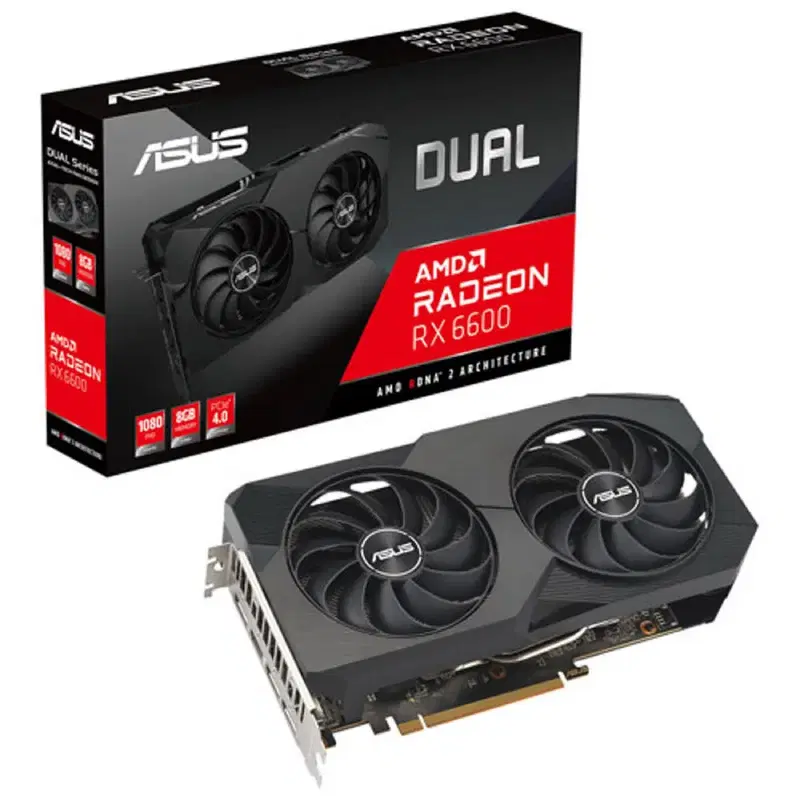 ASUS DUAL 라데온 RX 6600 GDDR6 8GB