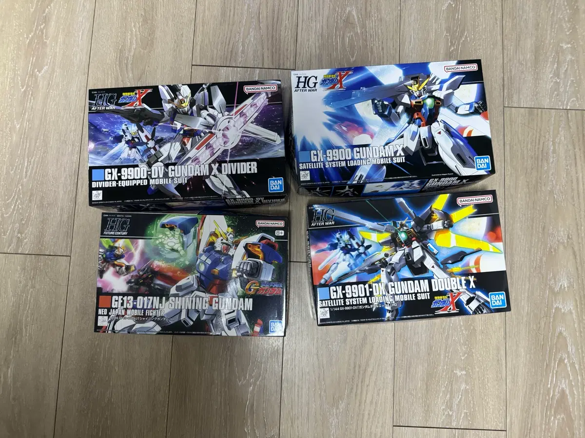 hg 건담x, 건담dx, 건담 x 디바이더, 샤이닝 건담 팝니다.