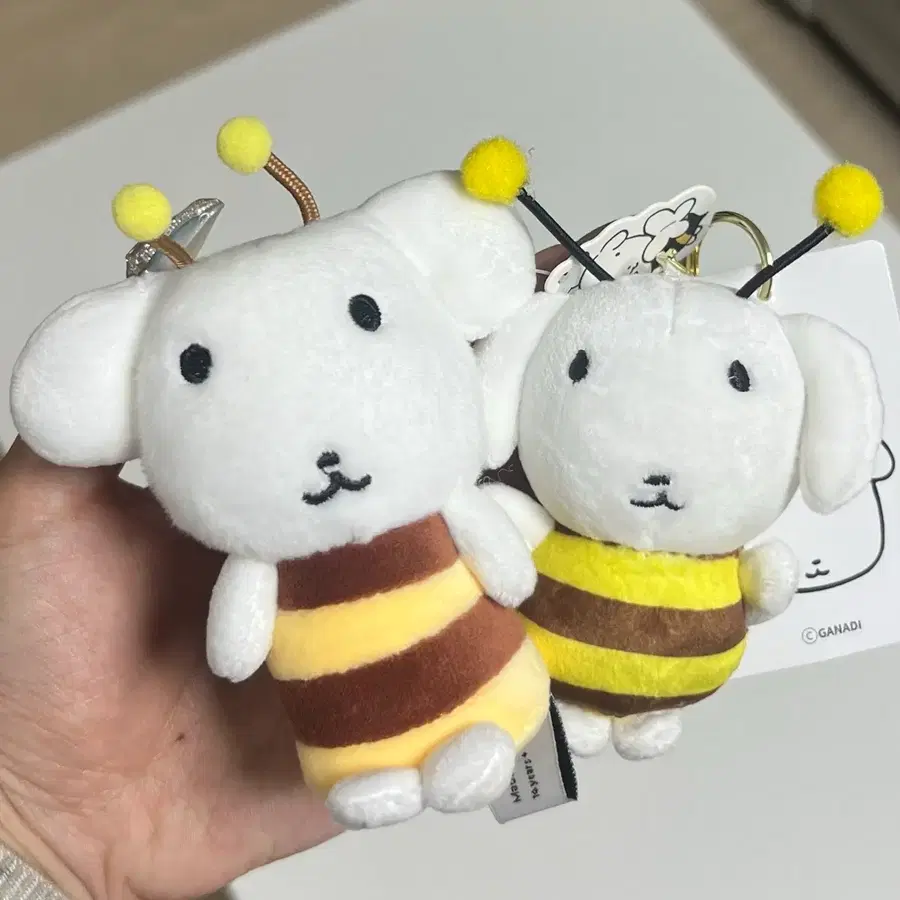 꿀벌 가나디 인형 키링 기본/ 미니 강아지