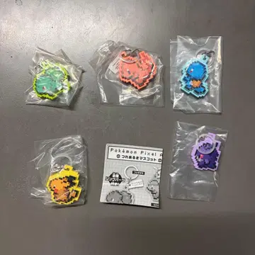 포켓몬 Pixel Art 동행 마스코트 5종 세트