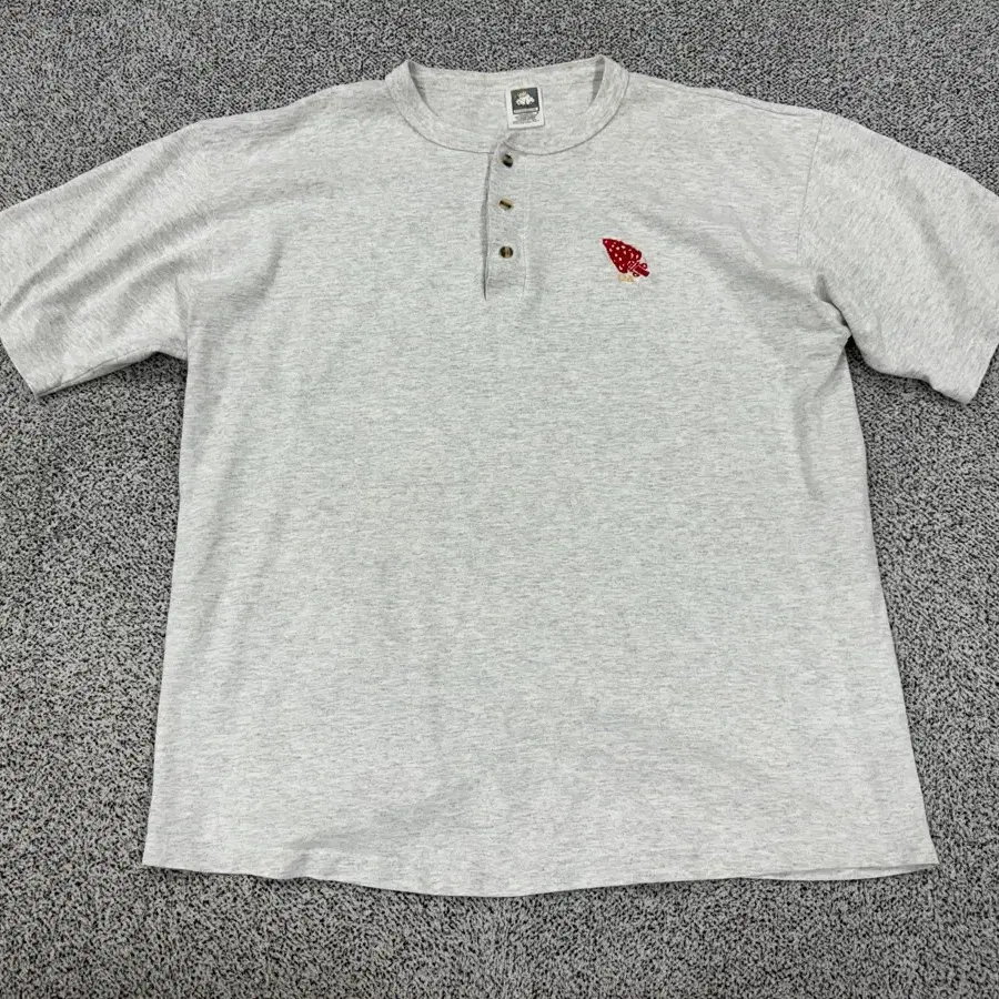 90s COTTON DELUXE USA 싱슬스티치 헨리넥