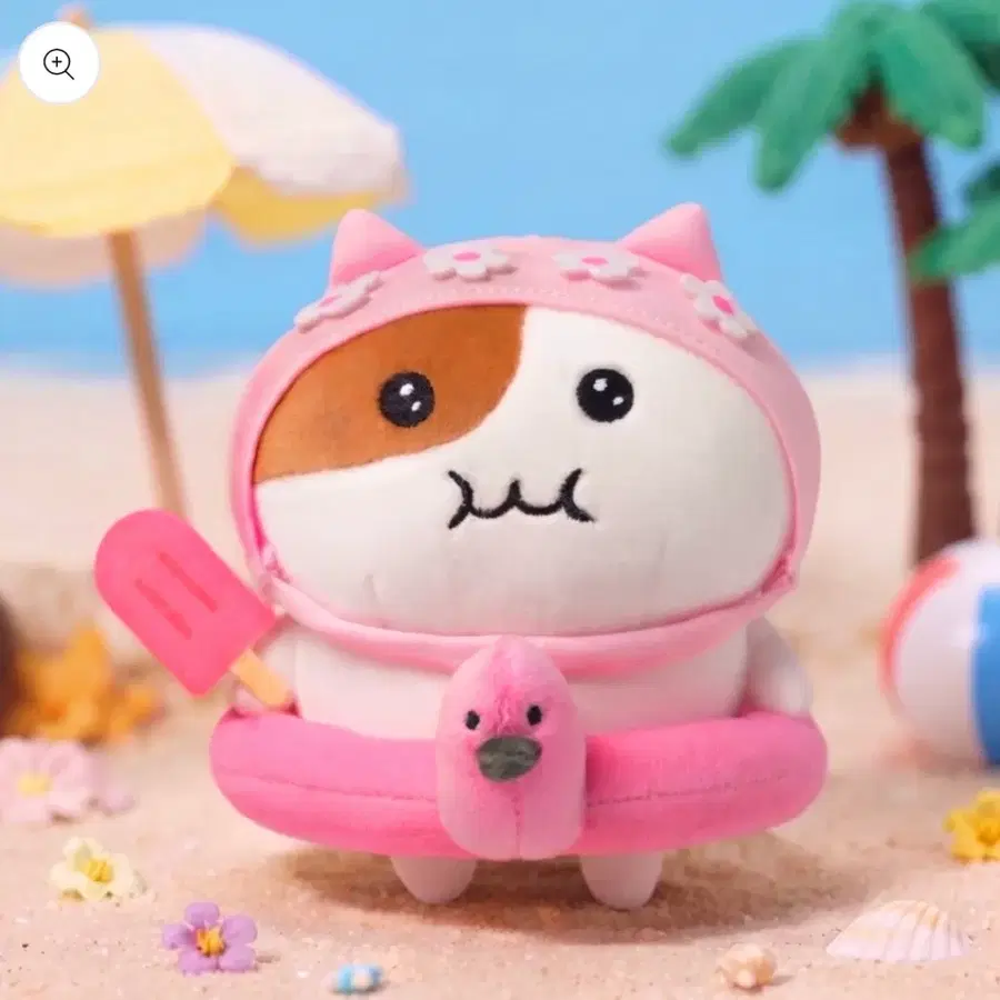 (예약) 쫀냐미 서머 여름 컬렉션 수영 튜브 마스코트 누이 인형 키링 참