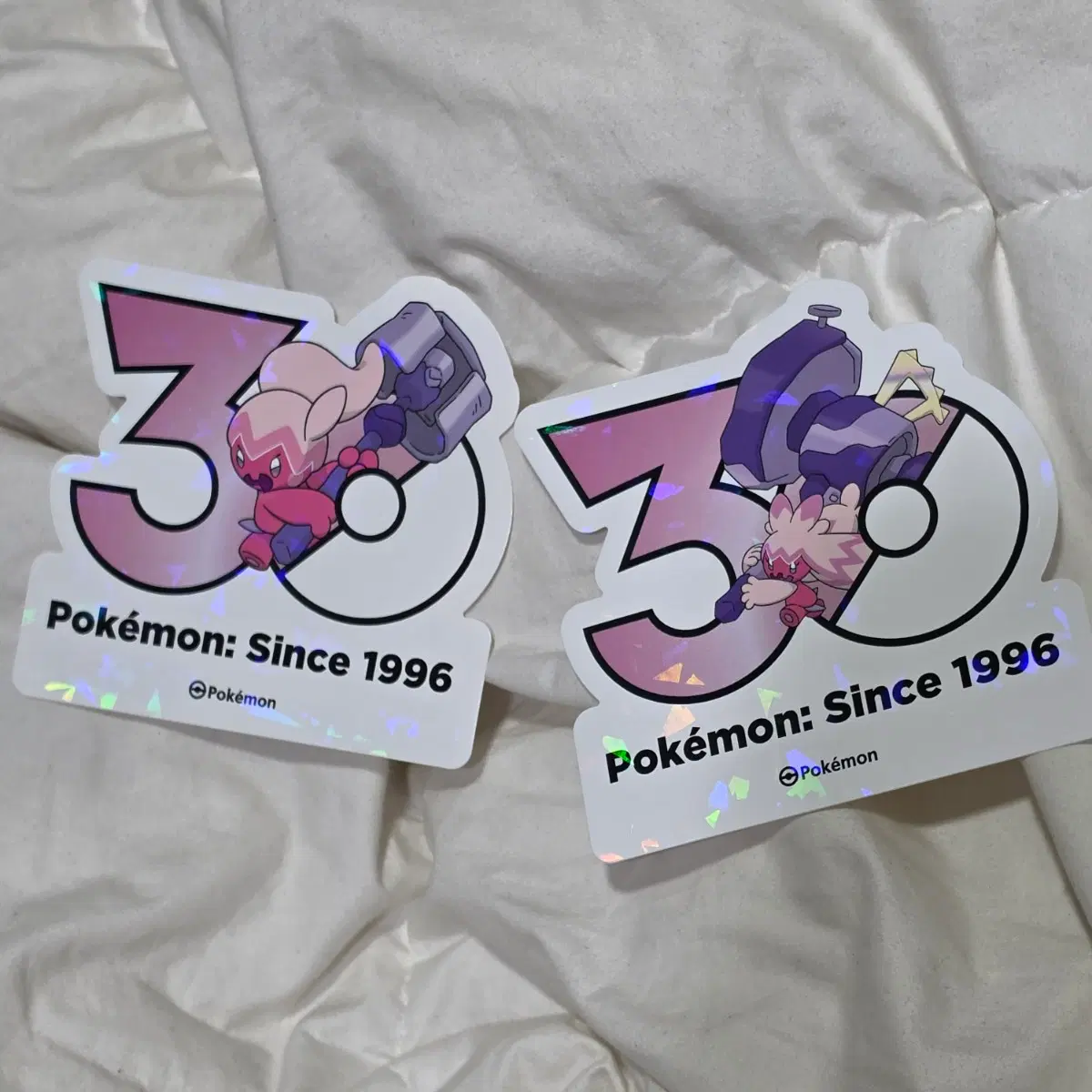 벼리짱 두드리짱 로고 스티커 포켓몬 30주년 세트