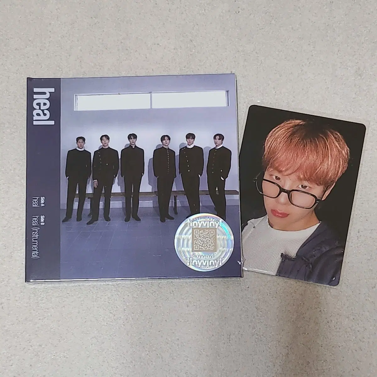 몬스타엑스 언폴드 미니 lp 바이닐 미개봉+너드포카 주헌