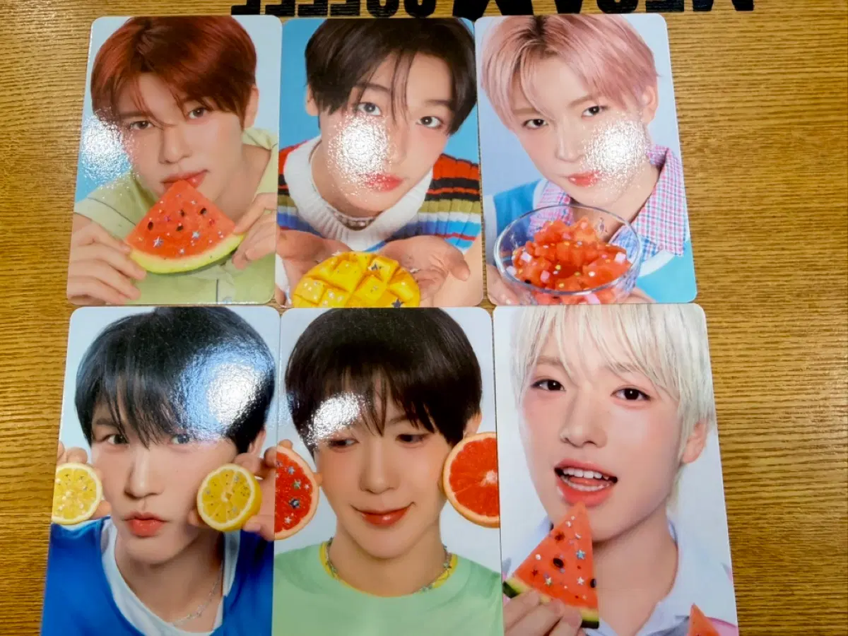 nct wish 메가커피 포토카드