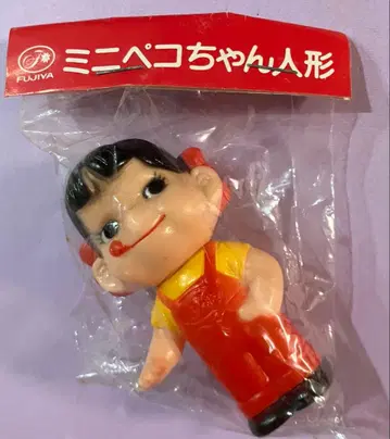 [미개봉] 후지야 미니 페코짱 인형 소프트 비닐 인형 쇼와 레트로 레어