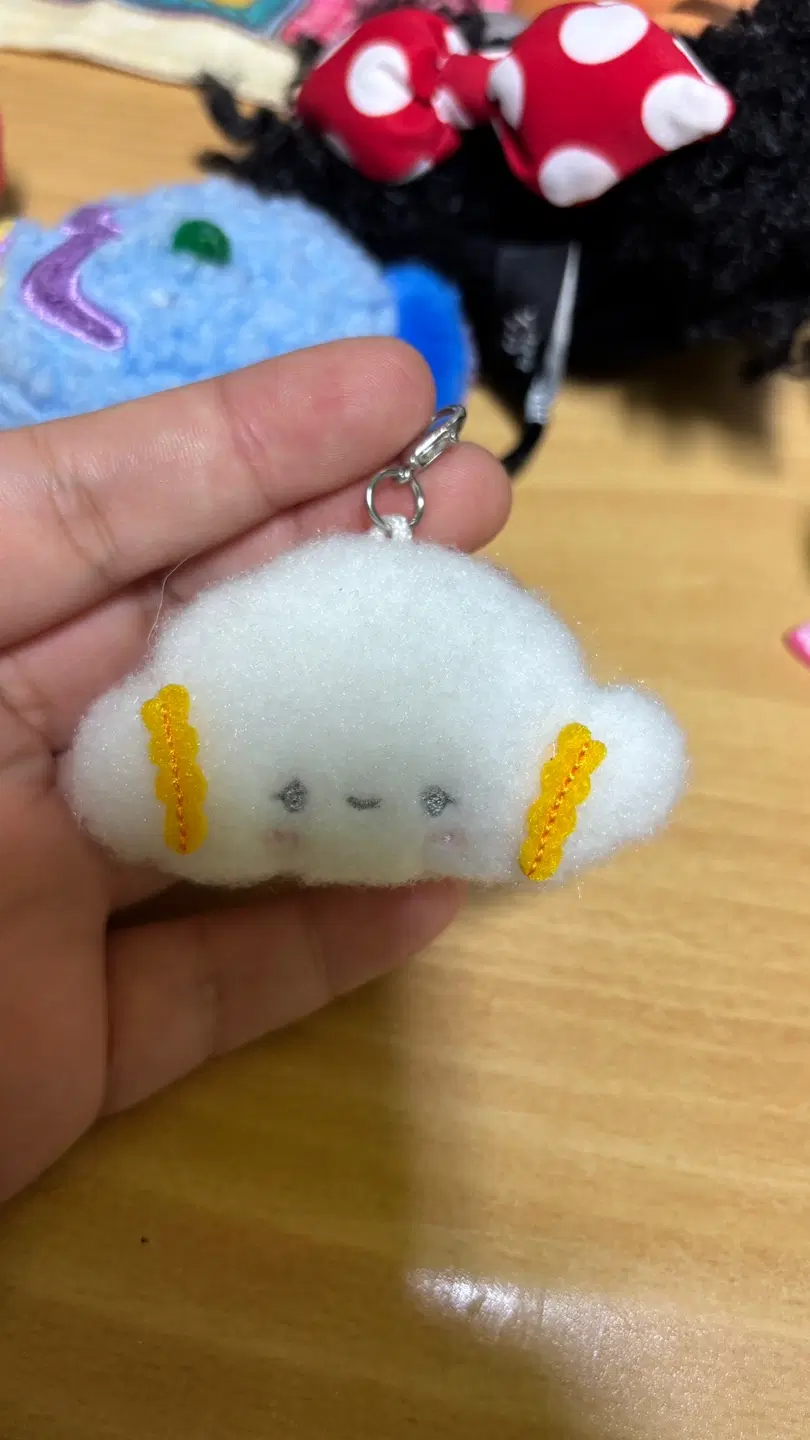 산리오 코기뮹 인형 가챠 키링 고리