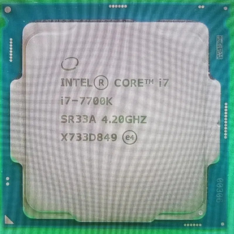 인텔 i7 7700K (카비레이크) CPU 팝니다