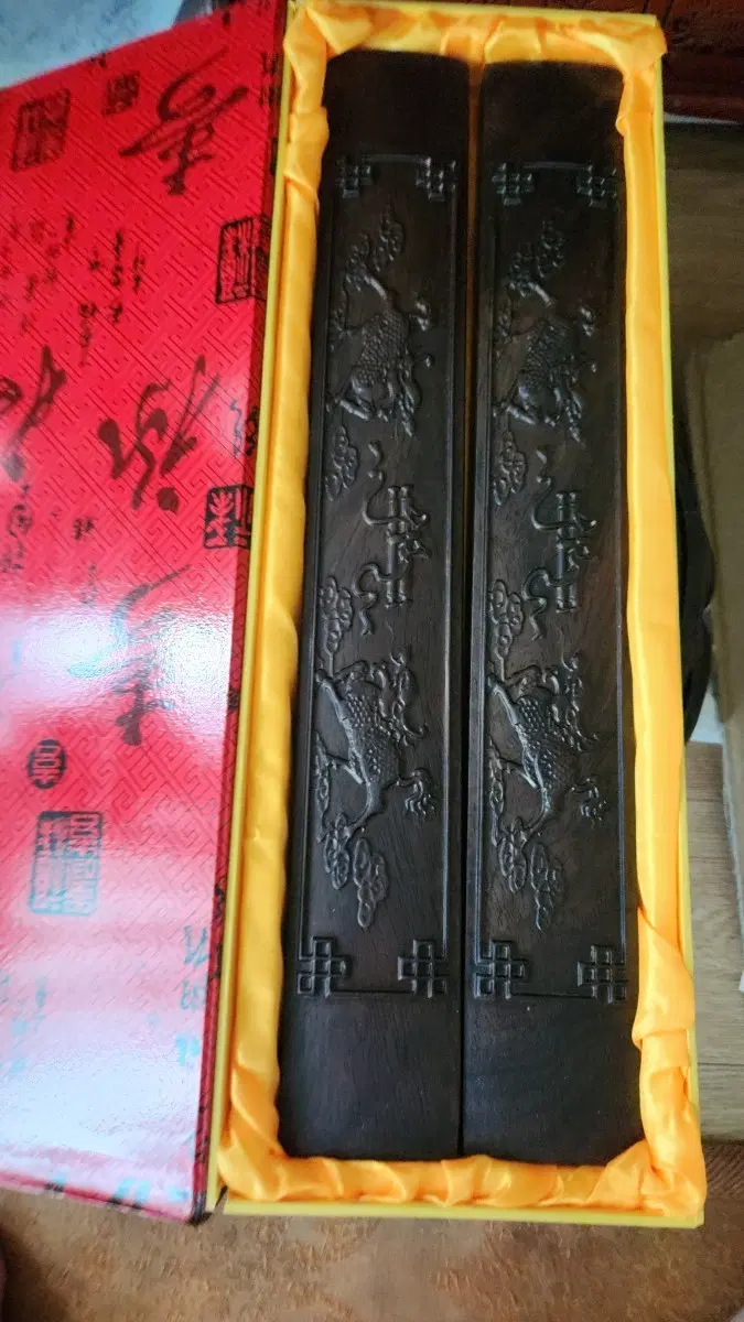 38cm 대형 용문진 한쌍