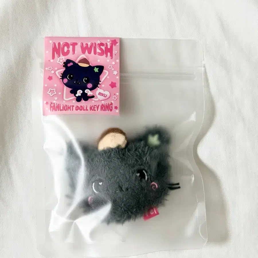 미개봉 새상품) 리쿠 팬라이트 돌 키링 얼굴키링 위시돌 인형 nctwish응원봉미니돌쿠리 애장품
