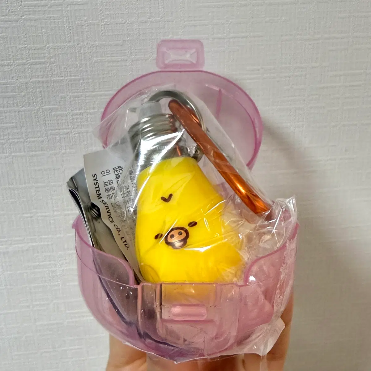 리락쿠마 키이로이토리 전구 가챠 새상품