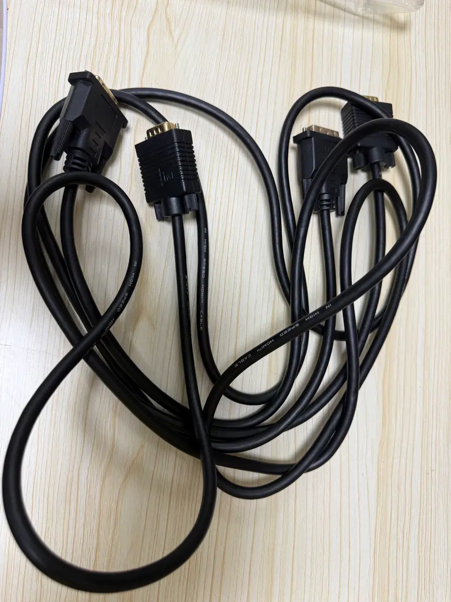 DVI TO RGB 모니터 케이블 2개