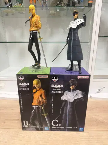BLEACH 제일복권 피규어 히라코 신지 아이젠 소스케 세트