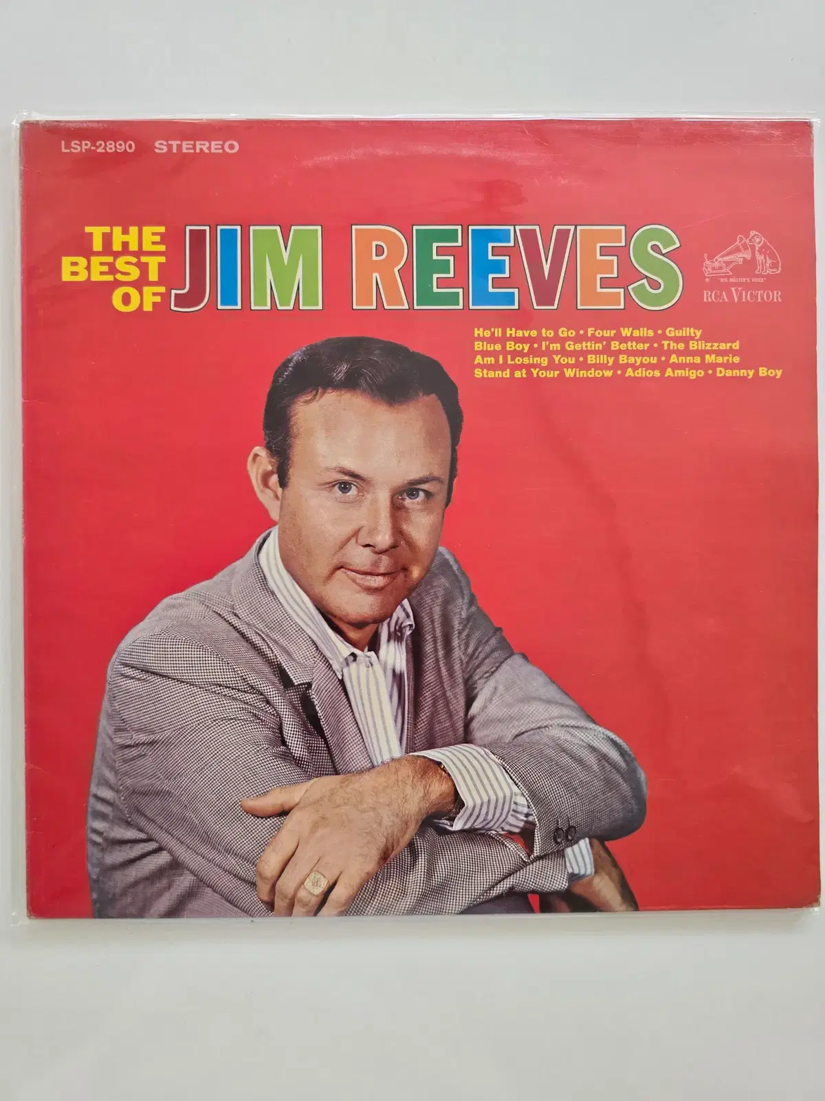 짐 리브스 LP / Jim Reeves - The Best of Jim Reeves/ 가사집 있음/ NM