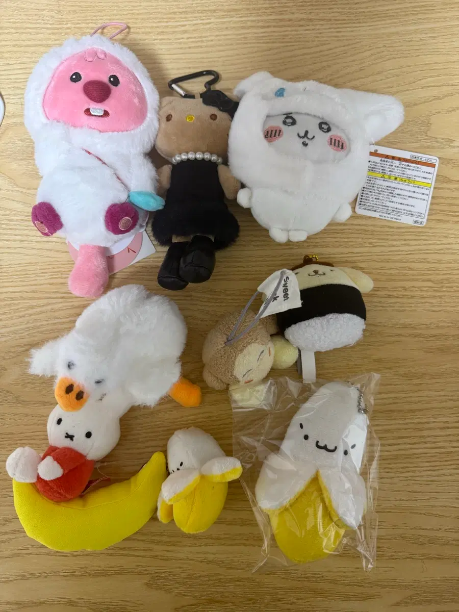 개당1000원꼴)인형뽑기 인형 키링 일괄판매 산리오 잔망루피 키티