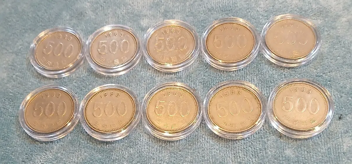1983년 500원 동전 10개 일괄