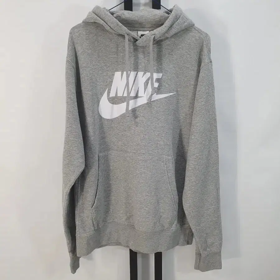 나이키 후드티 nsw 클럽 빅로고 기모 그레이 m