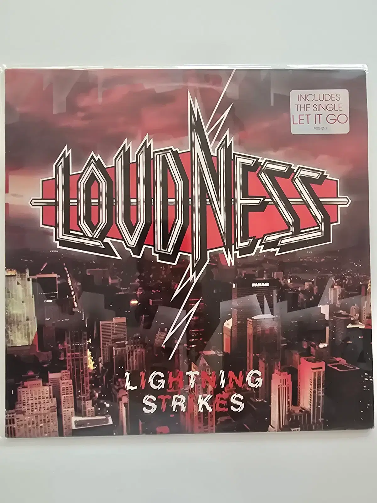라우드니스 LP / Loudness - Lightning Strikes/ 가사집 있음/ EX+