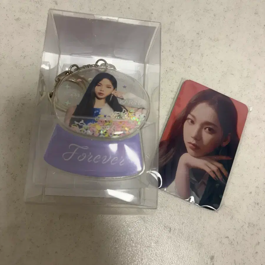 에스파 카리나 포토카드 + 키링 세트 판매