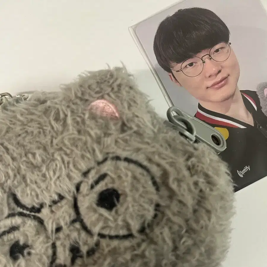 애니멀 티원 지갑 키링 페이커