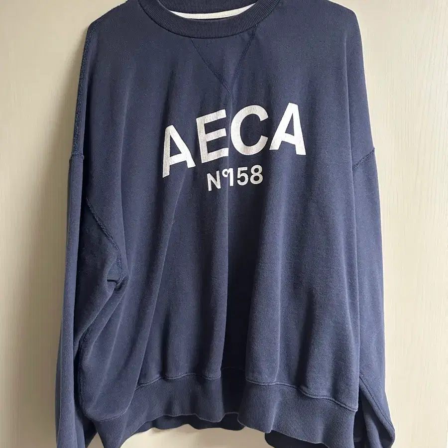 AECA 맨투맨 네이비 XL