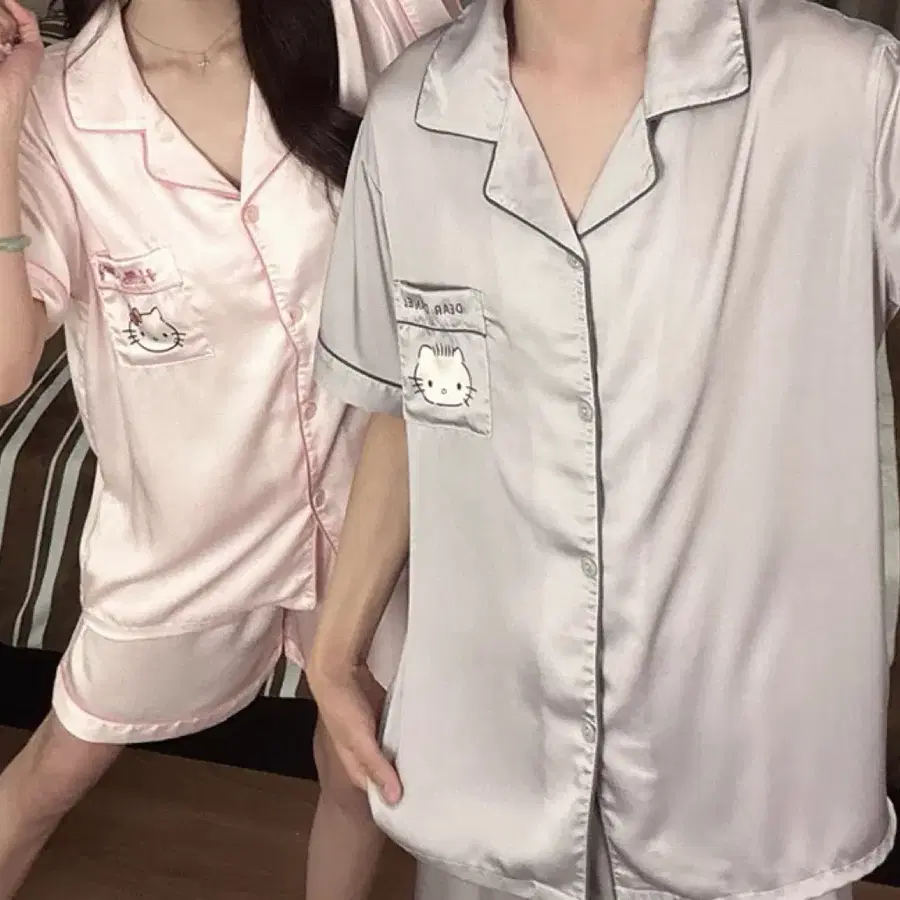헬로키티 다니엘 커플 여름 잠옷