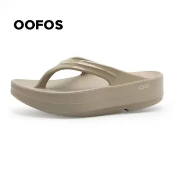 OOFOS OOMEGA 플립플랍 그레이 W8
